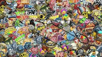 Stickers Wallpaper Top Background