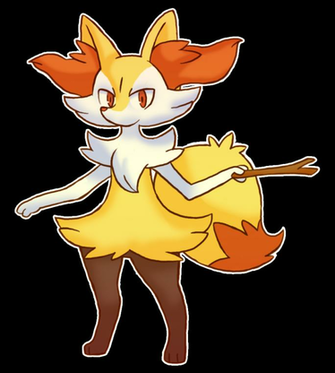 Braixen By Rokugurin