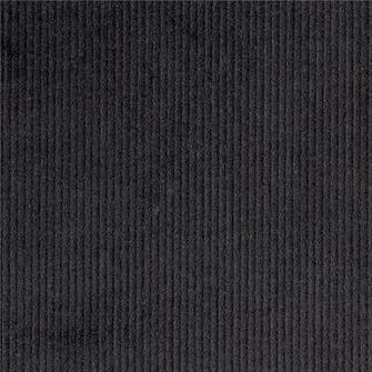 Kaufman Wale Corduroy Black Discount Designer Fabric