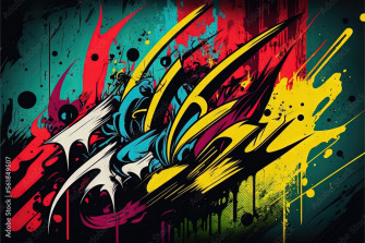 Black And White Graffiti Wallpaper