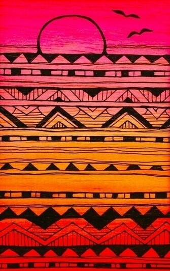 Aztec Patterns Apple Nerd