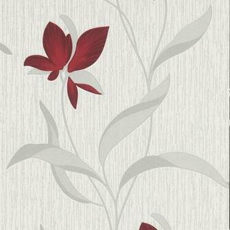 Erismann Fleur Wallpaper Red From I Love Uk