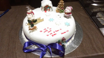 File Christmas Cake With Verse Jpg