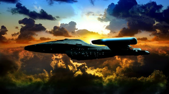 Sunrise Flight Voyager Computer Wallpaper Desktop Background