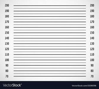 Photo Background Criminal Police Mugshot With Vector Image On