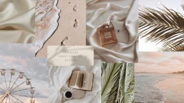 Minimalistic Collage Wallpaper Aesthetic Desktop