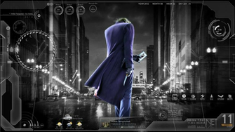 Dark Joker Batman Theme Rainmeter Win7 By Icemanz666 On