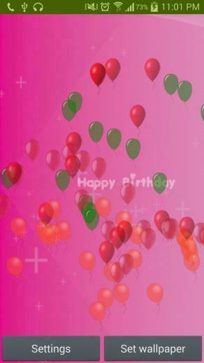 Happy BirtHDay Live Wallpaper Screenshot
