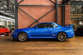 Nissan Skyline Gtr R34 Blue Wallpaper