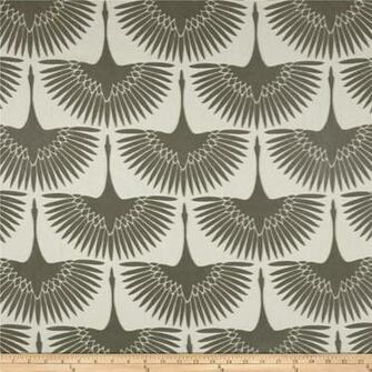 Genevieve Gorder Flock Velvet Steam Discount Designer Fabric