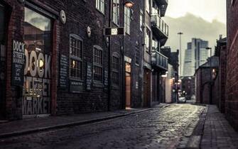 City Street Wallpaper Top Background