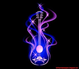 Cool Purple Guitar HD Wallpaper For Desktop Background Wallallies