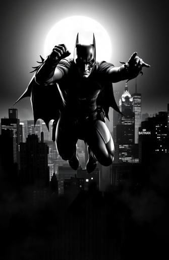 Black And White Batman Wallpaper