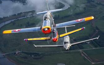 Wallpaper Single Engine Turboprop Planes Flight HD