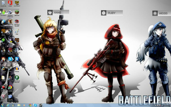 Rwby Battlefield Desktop Wallpaper By Bladewing Cat