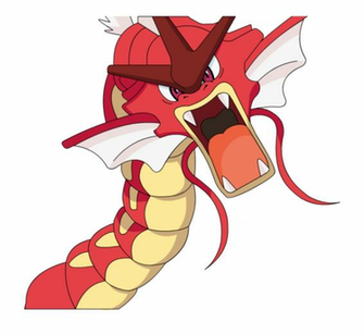 Red Gyarados Card Png Image Clipart