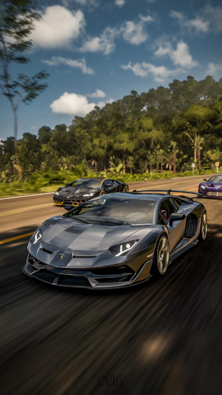 Lamborghini Aventador Svj Forza Horizon Edited In Lightroom
