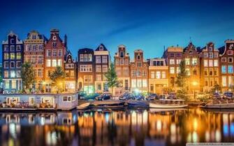 Amsterdam Lights 4k HD Desktop Wallpaper For Ultra Tv