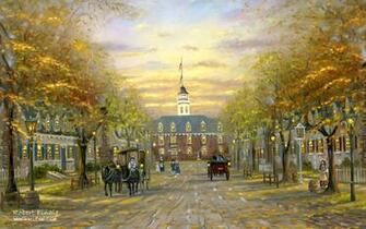 Robert Finale Impressionistic Oil Painting Wallpaper