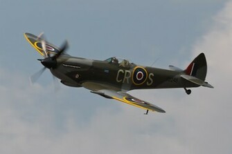 Sky Plane Supermarine Spitfire Mk Xvie Wallpaper English Fighter