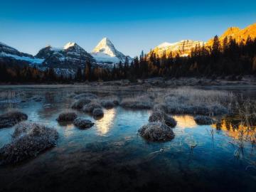 Assiniboine Provincial Park British Columbia Canada Sunrise
