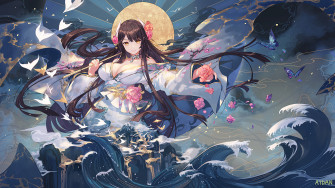 Azur Lane Hiei Anime Girl 4k Wallpaper