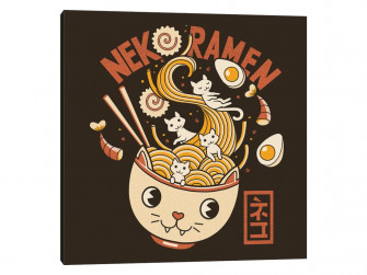 Ramen Cat Head S Wall Art By Tobias Fonseca Is
