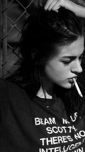 Tattoo Girl iPhone Wallpaper
