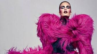 Fashion In Purple Wallpaper
