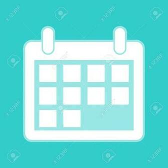 Calendar Sign White Icon With Whitish Background On