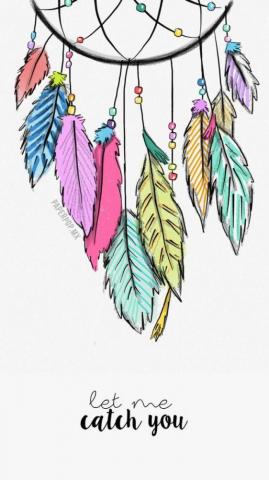 Dreams Need To Be Caught Dream Catcher Wallpaper iPhone