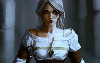 Wallpaper Girl Art Witcher The Wild Hunt Ciri