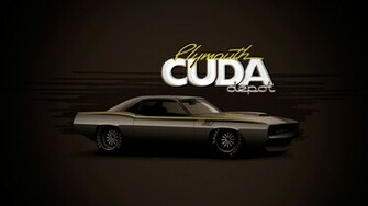 Plymouth Cuda Vector By Depot HDm Pixel