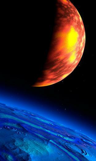 Space Abstract Mobile Wallpaper