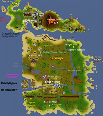 Pin Old School Runescape World Map