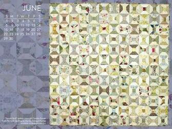 Quilt Calendar Computer Wallpaper June Books Beyond