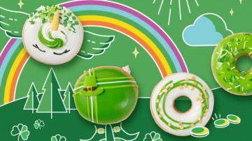 You Re In Luck Get A Doughnut At Krispy Kreme For St