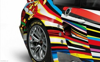 Bmw M3 Gt2 Art Car Jeff Koons Widescreen Exotic Wallpaper
