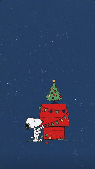 Denniz On W P Christmas Phone Wallpaper Snoopy