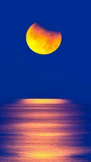 Yellow Moon Wallpaper HD More Search Sea