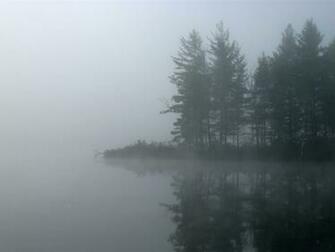 Foggy Lake By Bvicius