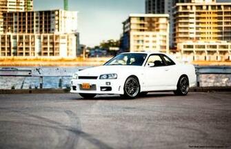 Nissan Skyline Gt R R34 Tuning Road Photo HD Wallpaper