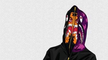 Transparent Bape Shark Logo Wallpaper On