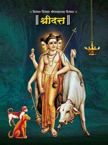 Lord Dattatrey All God Image Swami Samarth Hindu Gods