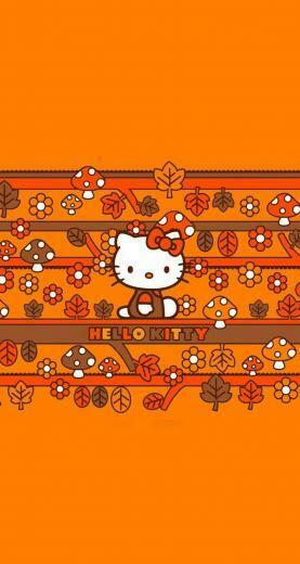 Hello Kitty Cute And Orange iPhone Wallpaper Mobile9