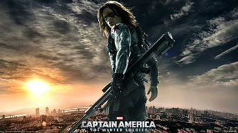 Winter Soldier Sebastian Stan Fan Art Marvel Wallpaper