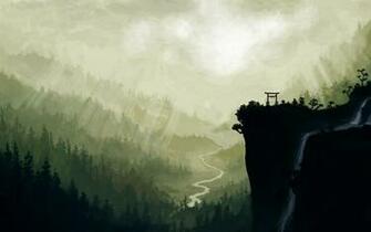 P Japanese Art Wallpaper Widescreen Image