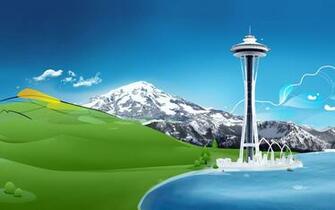Windows Seattle Desktop Wallpaper