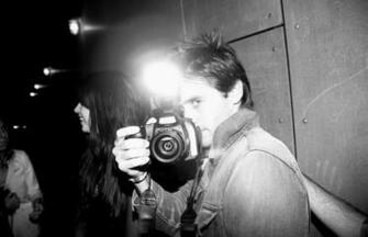 Wallpaper Jared Leto Black White Camera Flash HD