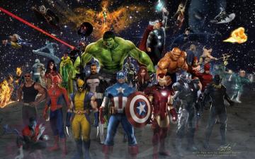 Marvel Team By Estogarza